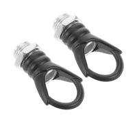 2pcs Black Iron E27 Lampshade Hanging Loops for Ceiling Light Repair | Elegant Modern Hardware, Secure Suspension for Pendant Shades, Offices and Home Renovators, Long-lasting Use