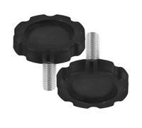 2pcs Black M8 Umbrella Base Thumb Screws for Outdoor Umbrella Stands