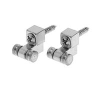 2pcs Black Metal String Retainer Roller Electric Guitar Accessories Mounting Tree