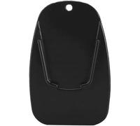2Pcs Black Motorcycle Side Kickstand Non-Slip Plate Base Parking Stand Support Plastic Pad, Motorcycle Body and Frame Parts