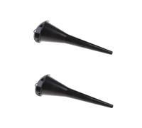 2Pcs Black Multi-Function Auto Engine Oil Petrol Change Funnel Long Stem Plastic Funnel for Car Motorcycle ATV Boat Multi-Function Circular and, Large:28cm Oil System Tools (11.02in)