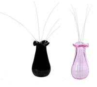 2Pcs Black Pink Cats Whisker Vase Whisker Holder Miniature Vases Flower Collection Cats Memorial Gifts for Decor Micro Landscape Ornament