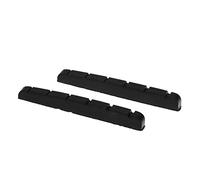 2pcs Black Plastic 43mm Slotted Electric Guitar Nuts Flat Bottom For For ST For For TL 6-string Guitar Guitar Accessories
