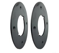 2Pcs Black Plastic Base Plate for 3612 3612C Electric Router Replacement - Round Shaped Power Tool Accessory Compatible with 3612 Series