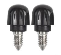 2Pcs Black Plastic Fixing Screws And Knob Parts For Stand Mixer, Replacement Components For Kitchen Appliance Repair, Compatible With Spiral Food Processor And