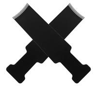 2pcs Black Plastic Highlight Board for Hair Dyeing Tools | Portable, Comfortable Grip, Even Dye Distribution, Salon and Home Use, for Hairstylists