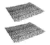 2pcs Black Polyamide Soil Erosion Netting Blanket