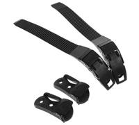 2pcs Black Pp Roller Skating Buckle Straps for Speed and Ice Skates