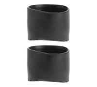 2pcs Black PVC Ladder Foot Protective Covers, 3.15 Inch Non Slip Pads | Folding Ladders, Enlarged Bearing Surface, Thickened Design, Indoor Maintenance on Hardwood Floors
