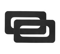 2pcs Black PVC Paddle Board Fin Slot Connector Patch for Sup Repair | Versatile Compatibility, Fin Box Reinforcement, Marine Glue Included, for Paddlers and DIY Board Fixes