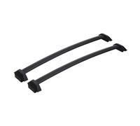 2pcs Black Side Rails Car Roof Rack Cross Bars Crossbars For CRV II 2001-2007 132 LBS 60KG Mounted On Rooftop Car Roof Rack