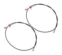 2pcs Black Steel Wire Drain Sticks Flexible Grabber Claw Tool