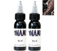 2PCS Black Tatto Ink,Practice Pigment Tattos Supplies for Colouring Mixing,Tatto Ink Set,Tat/to Starter Kit,Tat/to Practice Pigmen/t,Safe Practic/e Pigmen/t for Lining,Tatt/o Supplies