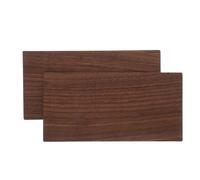 2pcs Black Walnut Solid Wood Board for Crafts and Furniture Projects