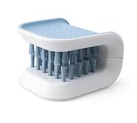 2Pcs Blade Brush Knife and Cutlery Cleaner Green Brush Bristle Scrub for Kitchen Washing Non-Slip by Lucky Shop1234 (Grey, 2pcs)