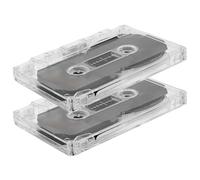 2pcs Blank Recording Cassette Tape 90 Minute Plastic Audio Tape