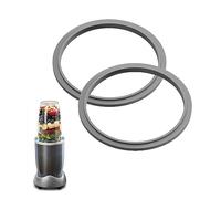 2pcs Blender Gaskets with Lip,Silicone Seal Rings,Gaskets Rubber,Blender Gasket Replacement for Nutribullet Rubber Ring Seal Rings Gaskets with Lip,Compatible with NUTRIBULLET 600W 900W Blender