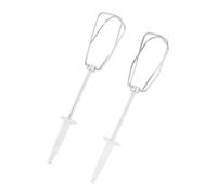 2pcs Blender Whisk Attachment Compatible with Braun Hand Mixer, Stainless Steel Egg Beater Replacement Parts and Accessories for HM3000 HM4644 HM5100 HM1010