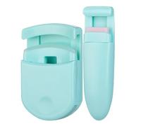 2PCS Blevora Eyelash Curler, Belora Lash Curler, Portable Eyelash Curler, C-Shaped Eyelash Curlers, Travel Eyelash Curlers, Plastic Eyelash Tool for Travel Makeup (Green)