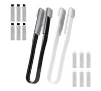 2PCS Blind Duster and Venetian Blind Cleaner Tool with 12 Replaceable Heads, Multi-Use Window Cleaning Equipment for Air Conditioner, Radiator, Crevice, Grout, and Hard-to-Reach Surfaces