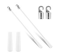2pcs Blind Wand, Curtain Pull Rods With Window Pole Hook - Vertical Blinds Repair and Replacement Parts, Venetian Blind Opener