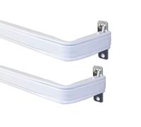 2PCS Blu-Pier Tech FLAT SASH RODS for Top & Bottom Doors & Sidelights 18" - 28"