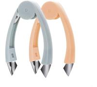 2Pcs Blue and Pink Strawberry Huller Stem Remover Tomato Pineapple Corer Kitchen Gadget for Fruit and Vegetable Corers,Fruit and Vegetable Tools,Corers and Pitters