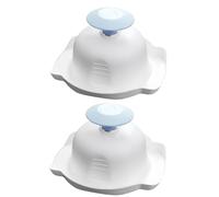 2Pcs Blue Food Safety Holder for Mandolin Slicer or Grater,Finger Anti-Cut Protectors for Vegetable Grater,Peelers and Slicers, Graters, Food Slicer Cutter Finger Guard for Mandoline Slicer