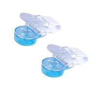 2Pcs Blue Portable Pill Taker Remover,Medication Dispenser,Tablets Pills Blister Pack Opener Assistance Tool,Pill Taker Cup Organizer for The Elderly,Disabled,Individuals Pill Organizers