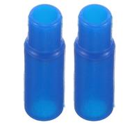 2pcs Blue Silicone Brake Line End Cover for Motorcycle and E-Bike | Sealed Wear Protection, Fits Hydraulic Bleeder Nipple, Stylish Blue Finish for Hot Climate Riding