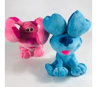 (2Pcs ) Blues Clues & You Plush Blue Pink Dog Kids Toys