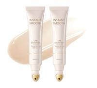 2PCS Blurring Face Primer, Lightweight Matte Base, Metal Rollerball | Lightweight formula with Vitamin C and Niacinamide, smooth texture, pore blurring matte finish, metal rollerball applicator
