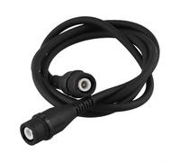 2PCS BNC Male to Male Cable, 50 Ohm RG58 Coaxial Cable with Q9 Connector, 100cm Length for Oscilloscope Probes and Electronic Testing