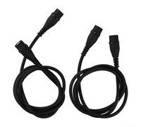 2PCS BNC Male to Male Leads, 50 Ohm RG58 Coaxial Cable, 100cm Length for Oscilloscope Probes and Wireless Equipment