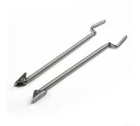 2pcs Boat Fittings Stainless Steel Hatch Support Spring Adjuster 8-1/4 Inch for Ship Hatches Triangle Fixation Weatherproof Marine Equipment High Load Capacity for Yacht and Boat Reliable Hold for