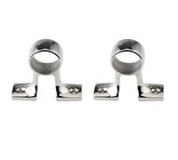 2PCS Boat Hand Rail Fitting, 25mm Stainless Steel Marine Handrail Fitting Bracket Stanchion Mount Hardware for Boats Yacht