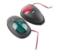 2Pcs Boat Navigation Light LED Marine Green Red Signal Lamp for Yachts Ships Under 12 Meters IP66 Protection DC12 30V 103.5mm