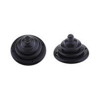 2pcs Boat Rigging Wire Harness Steering Throttle Shift Cable Boot 100mm 4'' Black