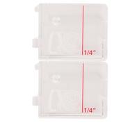 2Pcs Bobbin Cover Plate for Heavy Duty Sewing Machine, Transparent ABS High Accuracy Replacement Needle Plate Cover for 6800C 6700C 6600C Confidence 7640 C7250 C7220