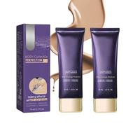 2pcs Body Coverage Perfector,Tattoo Cover up Makeup Cream for Blemish, Spot, Scars, Waterproof No Transfer Body Foundation,All over Complexion Perfector Long-Lasting Concealer for Women(Natural Gloss)