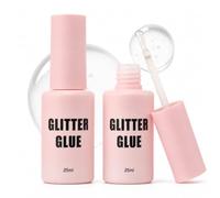 2PCS Body Glue for Glitter Tattoos, Glitter Glue, Skin Glue & Bedazzle Glue for Face Gems,Rhinestones,Odourless & Non Toxic, Suit for Skin Chunky Makeup,Parties, Music Festival, Carnival, Cosplay