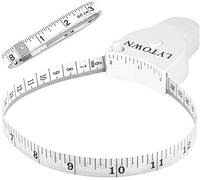 2PCS Body Tape Measure 60inch (150cm), Automatic Telescopic Tape Measure for Body Measurement & Weight Loss, Accurate for Tailor, Sewing, Fitness, Handcrafts, Clothes