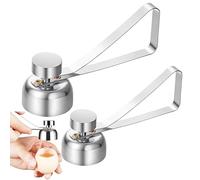 2PCS Boiled Egg Cutter, Eggshell Opener, Egg Shell Separator Kitchen Tools for Raw Soft Hard Boiled Egg Pudding Desserts, Perfect for Christmas, Thanksgiving and Birthday Gifts.