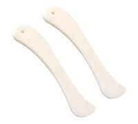 2pcs Bone Folder Sewing Seam Markers, ABS Crease Marker for Sewing Wash-Free Quilting Folding Bone Creaser Scoring Tool for Quilting Sewing Fabric Leather Bookbinding Supplies Accessories (Khaki)