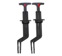 2PCS Bonnet Hood Pull Catch Lock Release Handle Opener For Volkswagen For VW For Passat B5 98-04 3B0 823 593 C 3B0-823-593-C