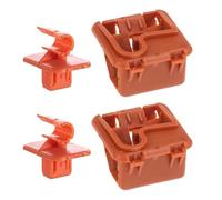 2PCS Bonnet Stay Clips, 1U0823570A ront Hood Support Rod Buckle, Set Hood Support Prop Rod Holder Clip
