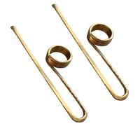 2Pcs Book Holder Ring - Metal Thumb Book Page Holder, Finger Rings Bookmark Kit, Metal Bookmark Holders, Handmade Utility MetalBooks Page Opener Clip, for Readers Books Lovers Bookworm, Gold/Copper