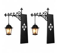 2Pcs Bookshelf Lamp, Vintage Hanging LED Bookshelf Lights, Lights with Bookend-Style Base, Decorative Bookshelf Warm Lighting, for Book Nook, Home Library, Study and Reading Corner (A2)