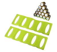 2Pcs Bottle Stacking Mat Can Stacker Kitchen Cabinet and Fridge Storage Rack Wine Bottles Holder