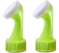 2pcs Bottle Top Waterer Sprinkler Shower Head, Portable Watering Can Nozzle Watering Tops, Plastic Bottle Top Spout Sprayer Household Watering Tool for Garden Irrigation Plant Flower Green